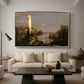 The Course of Empire: Desolation, 1836 - Floater Framed Canvas Print