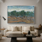 Olive Trees, 1889 - Floater Framed Canvas Print