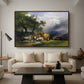 The Harvest Wagon (Der Heuwagen), c. 1850 - Floater Framed Canvas Print