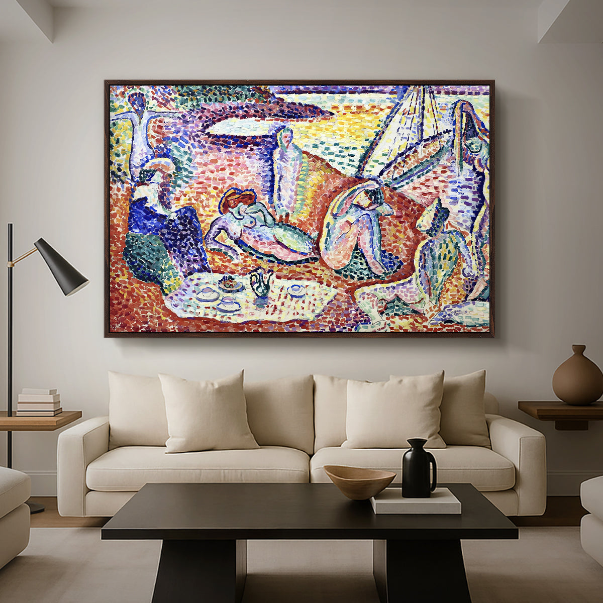 Luxe, Calme et Volupté, 1904 - Floater Framed Canvas Print