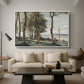 A Calvary on the Cote de Grace, c. 1829 - Floater Framed Canvas Print