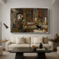 The Harem, 1876 - Floater Framed Canvas Print
