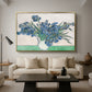 Irises, 1890 - Floater Framed Canvas Print