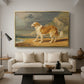Rough-Coated Collie, 1809 - Floater Framed Canvas Print
