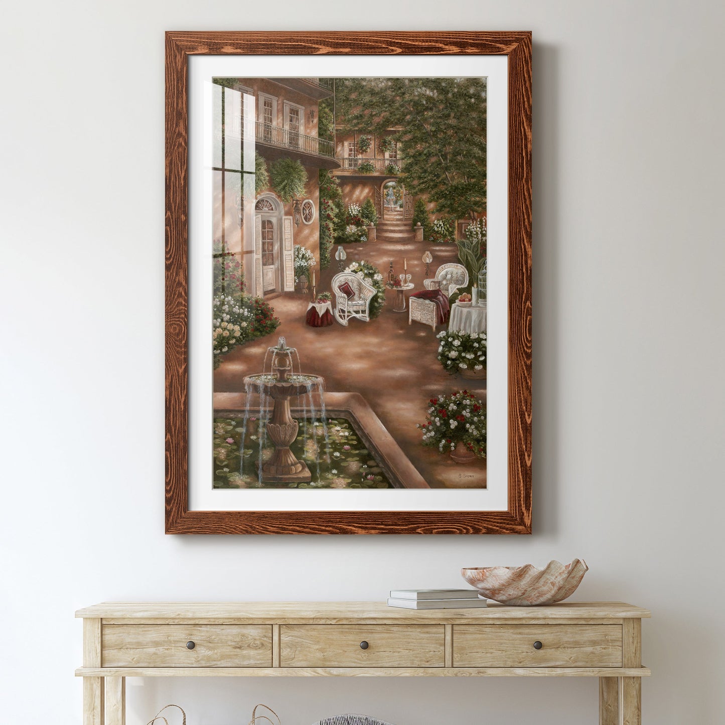 Evening Cocktails I - Premium Framed Print - Distressed Barnwood Frame - Ready to Hang