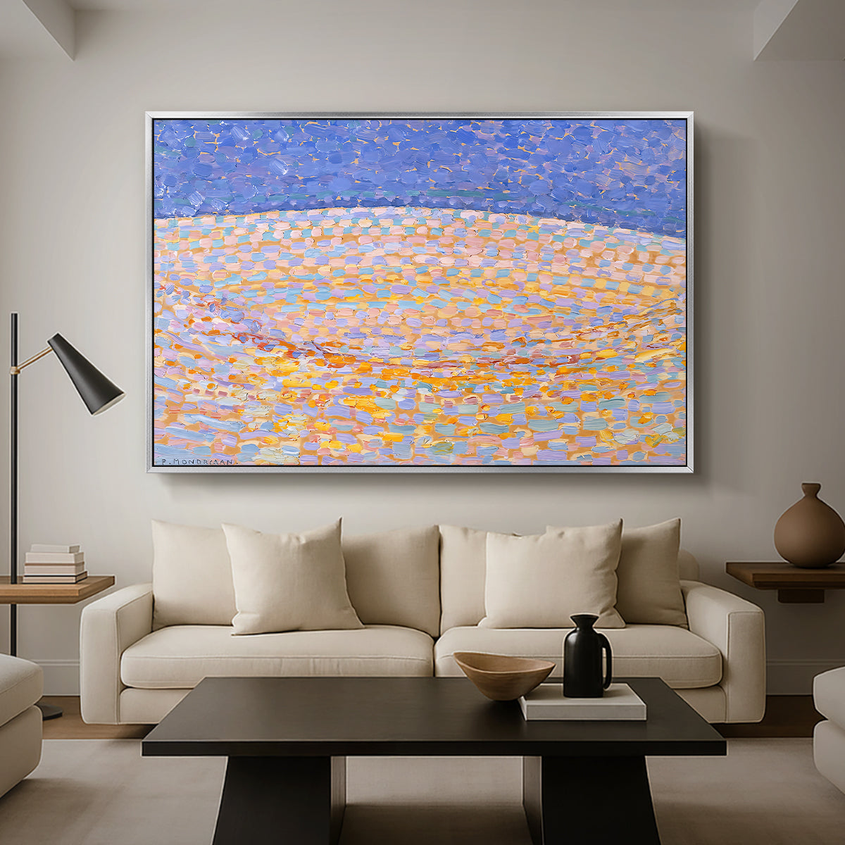 Dune III, 1909 - Floater Framed Canvas Print