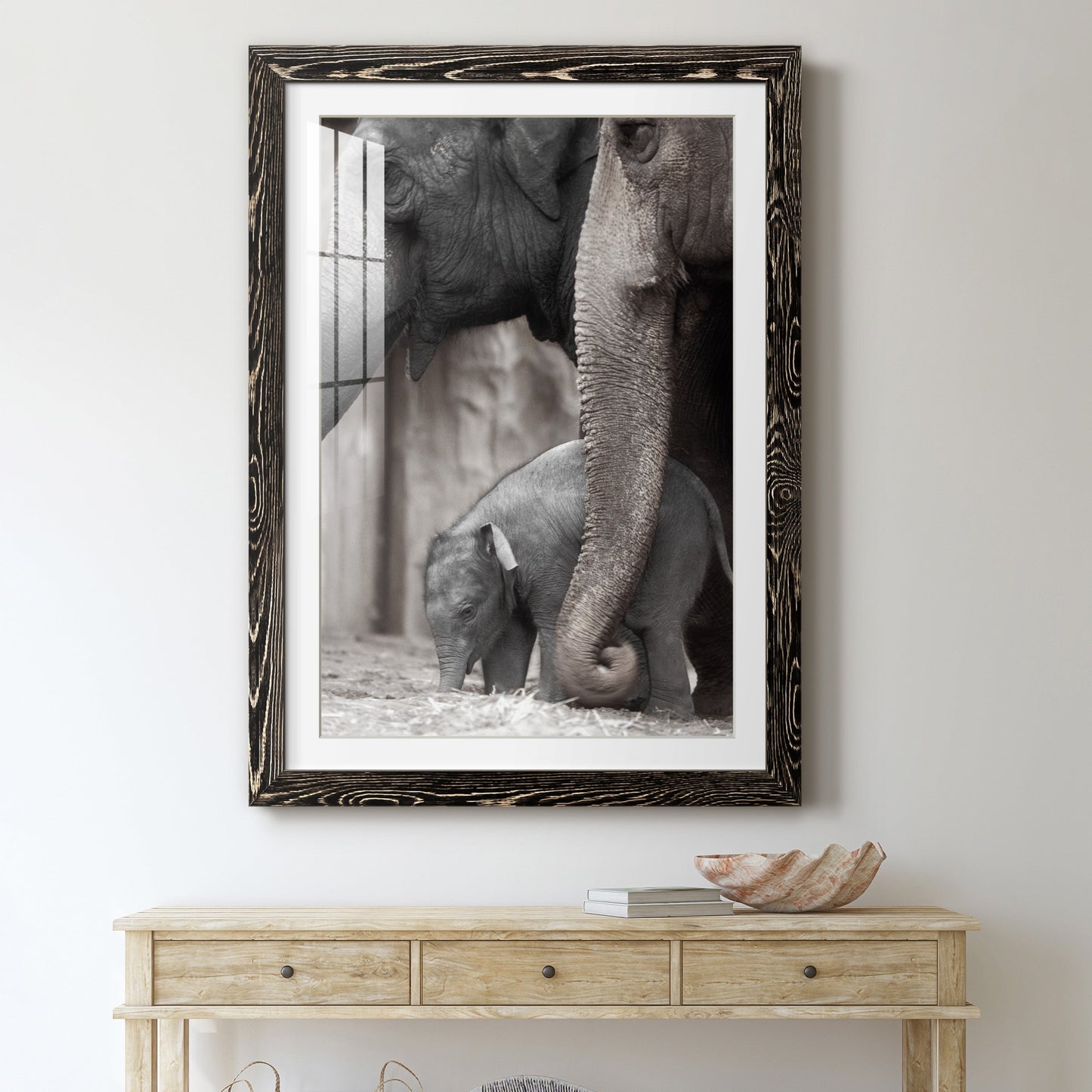 Family Moment - Premium Framed Print - Distressed Barnwood Frame - Ready to Hang