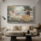 Eleanor and Benny, 1916 - Floater Framed Canvas Print