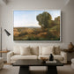 Souvenir of Roquemaure in the Gard, c. 1853 - Floater Framed Canvas Print