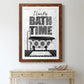 Bath Time - Premium Framed Print - Distressed Barnwood Frame - Ready to Hang