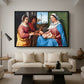 Sacred Conversation, c. 1505 - Floater Framed Canvas Print