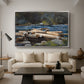Hudson River, 1892 - Floater Framed Canvas Print