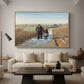 The Old Man and the Child, 1888 - Floater Framed Canvas Print