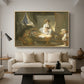 The Visit to the Nursery, c. 1775 - Floater Framed Canvas Print