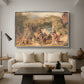 Figures and Animals in a Vineyard, c. 1829 - Floater Framed Canvas Print
