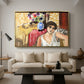 Woman Seated in an Armchair, c. 1920 - Floater Framed Canvas Print