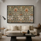 Snakeshead - Charcoal/Spice, c. 1876 - Floater Framed Canvas Print