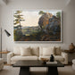 Landscape with the Balbersteine near Miesenbach, 1839 - Floater Framed Canvas Print