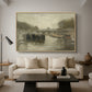 The Bridge (Le pont), 1895 - Floater Framed Canvas Print