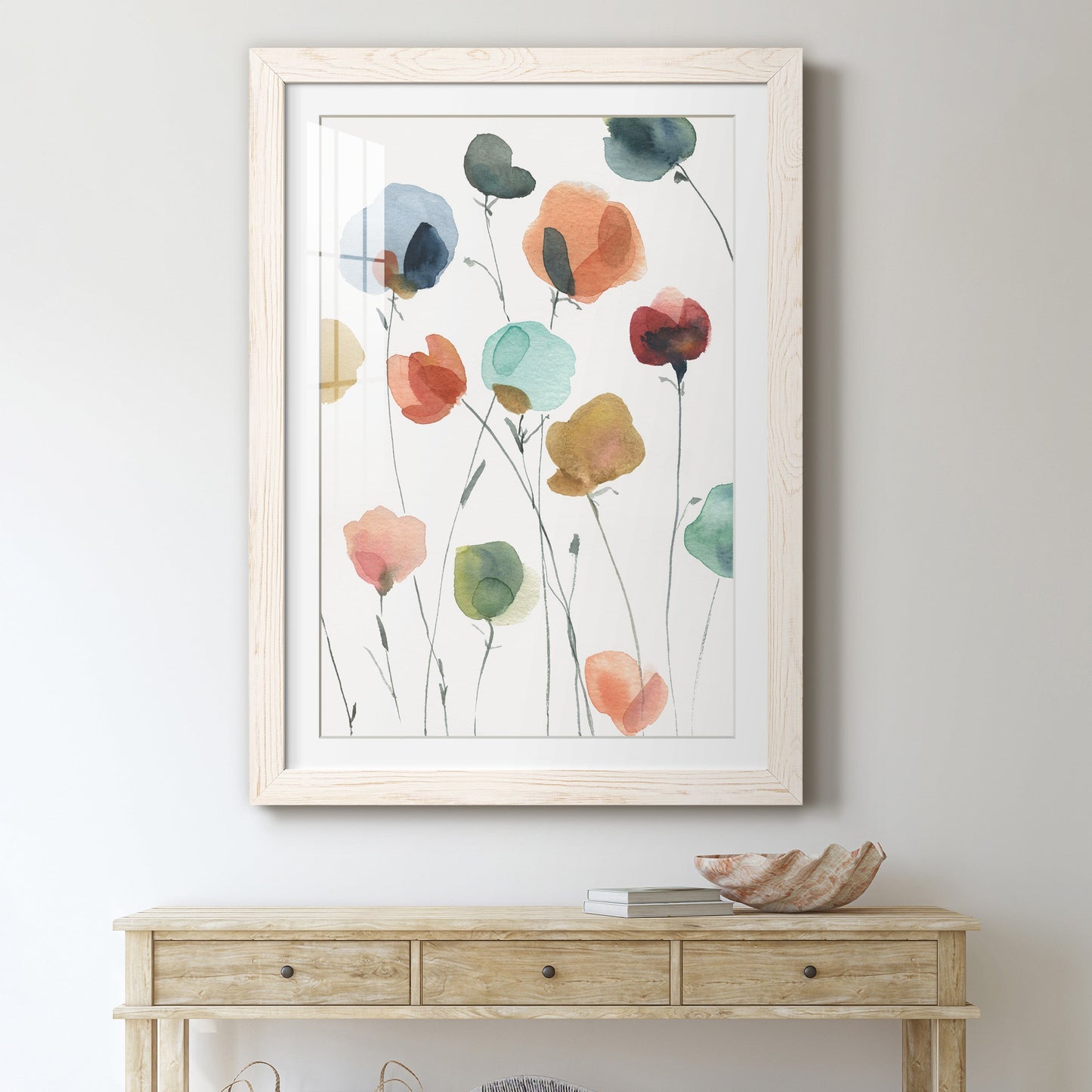 Lollipop Garden II - Premium Framed Print - Distressed Barnwood Frame - Ready to Hang