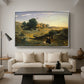 Hagar in the Wilderness, 1835 - Floater Framed Canvas Print
