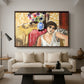 Woman Seated in an Armchair, c. 1920 - Floater Framed Canvas Print