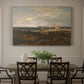 Canvas art print featuring a coastal view with ships and shoreline under sky, showcased as a statement wall artwork