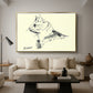 Cat (Le chat), c. 1961 - Floater Framed Canvas Print