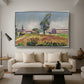 Landscape Around Toulouse, The Bridge of the Young Ladies, 1898 - Floater Framed Canvas Print