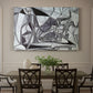Canvas art print featuring an abstract still life with skull bottle and candle, showcased as a statement wall artwork