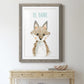 Be Brave Fox - Premium Framed Print - Distressed Barnwood Frame - Ready to Hang