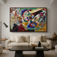 Fragment 2 for Composition VII, 1913 - Floater Framed Canvas Print