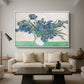 Irises, 1890 - Floater Framed Canvas Print