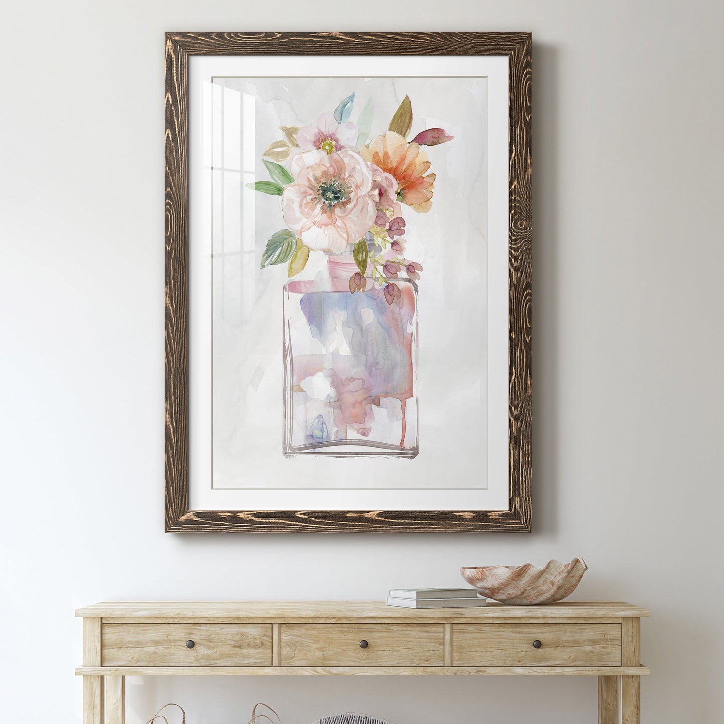 Mini Bouquet II - Premium Framed Print - Distressed Barnwood Frame - Ready to Hang