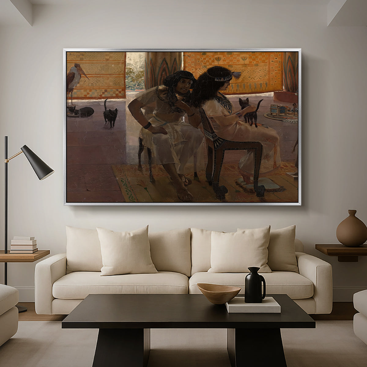 The Age of the Pharaohs, 1914 - Floater Framed Canvas Print