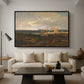 A Scene on the English Coast, c. 1798 - Floater Framed Canvas Print