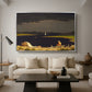 Approaching Thunder Storm, 1859 - Floater Framed Canvas Print