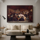 Funeral Feast, 1854 - Floater Framed Canvas Print