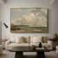 Yarmouth Jetty, 1822 - Floater Framed Canvas Print