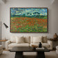 Field with Poppies, 1889 - Floater Framed Canvas Print
