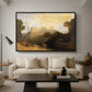 Linlithgow Palace, c. 1807 - Floater Framed Canvas Print