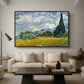 Wheat Field with Cypresses, 1889 - Floater Framed Canvas Print