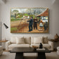L. A. Ring Painting near Aasum Smithy, 1893 - Floater Framed Canvas Print