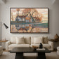 Farm near Duivendrecht, c. 1916 - Floater Framed Canvas Print