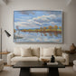 The Banks of the River Seine, 1893 - Floater Framed Canvas Print