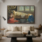 The Sleeping Beauty, 1921 - Floater Framed Canvas Print