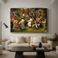 The Wedding Dance, c. 1566 - Floater Framed Canvas Print