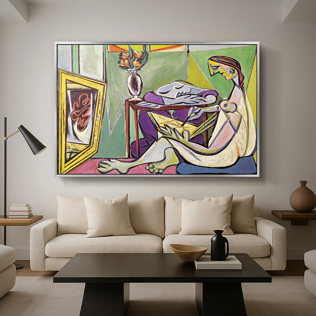 The Muse, 1935 - Floater Framed Canvas Print