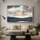 The Lone Boat, North Woods Club, Adirondacks, 1892 - Floater Framed Canvas Print