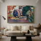 The Luxembourg Gardens, 1901 - Floater Framed Canvas Print